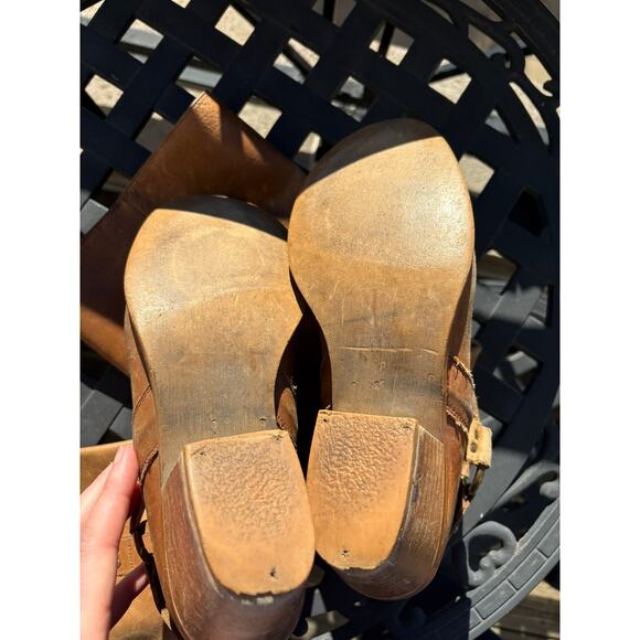 Vintage 100% Leather Harness Boots Women’s Size 8 Made in Spain Butter Soft - Picture 7 of 8